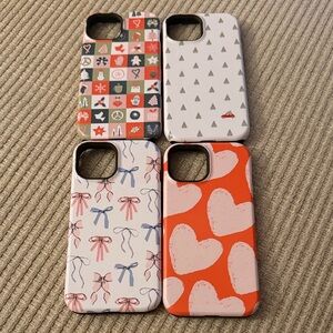 Casely Patterned Phone Case Set - Multicolor - for iPhone 15